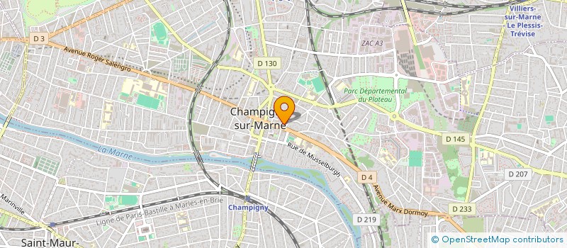 localisation de l'entreprise MONSIEUR DMYTRO ROMANOVSKYI à CHAMPIGNY-SUR-MARNE