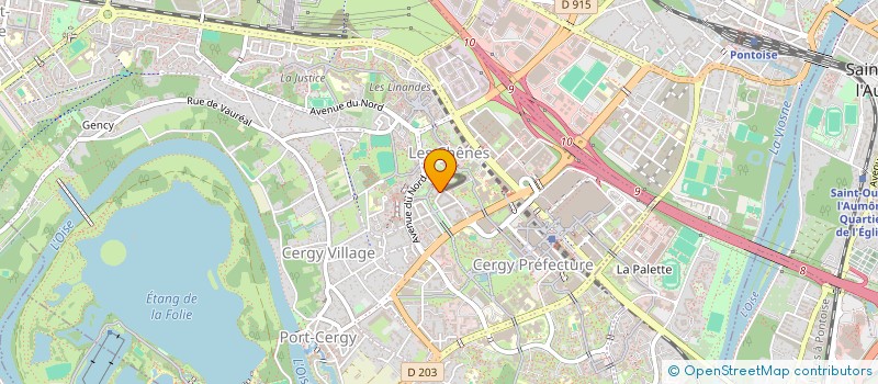 localisation de l'entreprise MONSIEUR DMYTRO TSYMBALIUK  CERGY