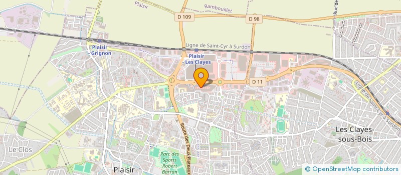 localisation de l'entreprise MONSIEUR DOBROSLAW CYBULINSKI  PLAISIR