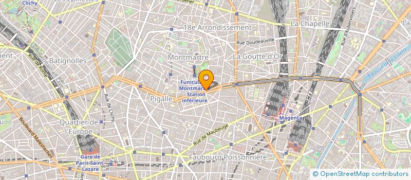 localisation de l'entreprise MONSIEUR DOBRYNYA SIMONOV  PARIS 18