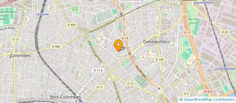 localisation de l'entreprise MONSIEUR DODLET BINDUNDU à ASNIERES-SUR-SEINE