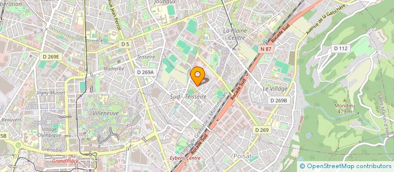 localisation de l'entreprise MONSIEUR DODWI SOAMANGAVELO  SAINT-MARTIN-D'HERES