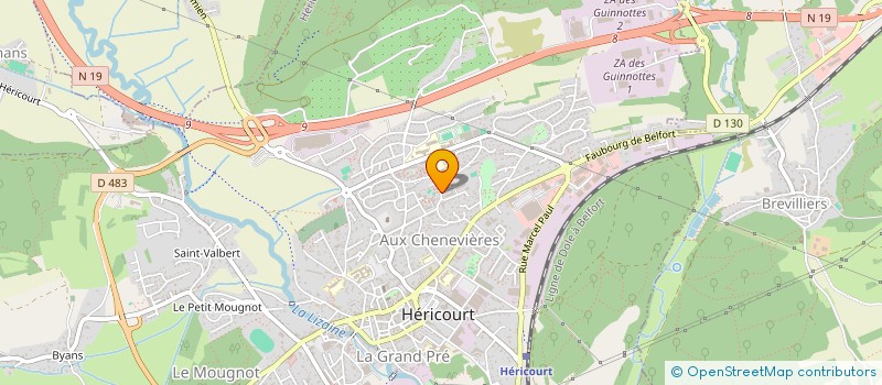 localisation de l'entreprise MONSIEUR DOGAN GURES  HERICOURT