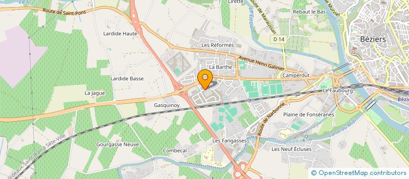 localisation de l'entreprise MONSIEUR DOGAN KARTAL  BEZIERS
