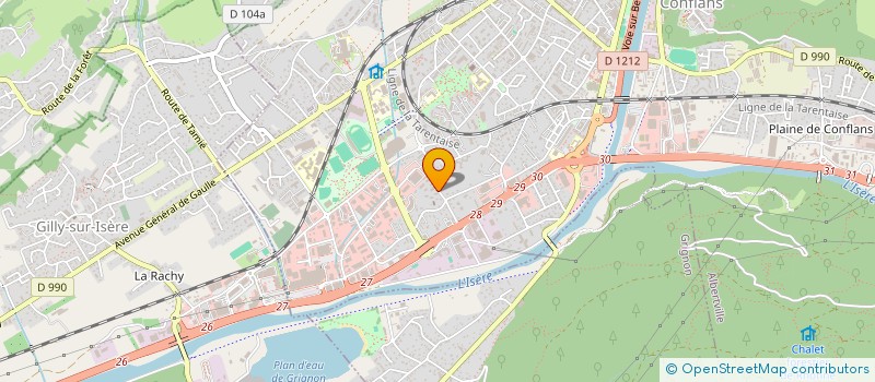 localisation de l'entreprise MONSIEUR DOGAN KINIKLI à ALBERTVILLE