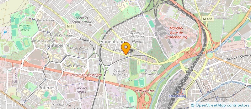 localisation de l'entreprise MONSIEUR DOGAN SOYSAL à STRASBOURG