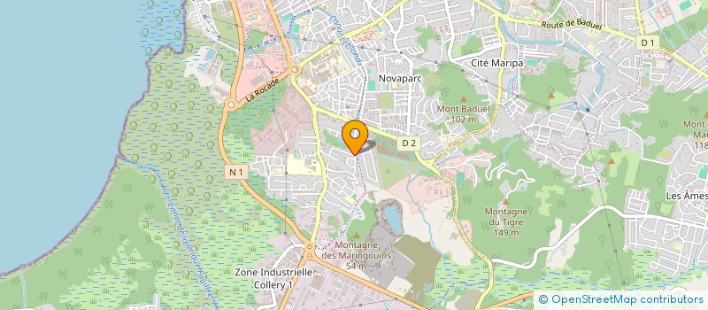 localisation de l'entreprise MONSIEUR DOGIS DOS SANTOS SANTANA  CAYENNE