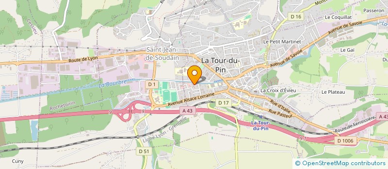 localisation de l'entreprise MONSIEUR DOGUHAN YUCEL  LA TOUR-DU-PIN