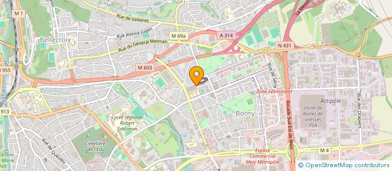 localisation de l'entreprise MONSIEUR DOGUKAN TEZEL  METZ