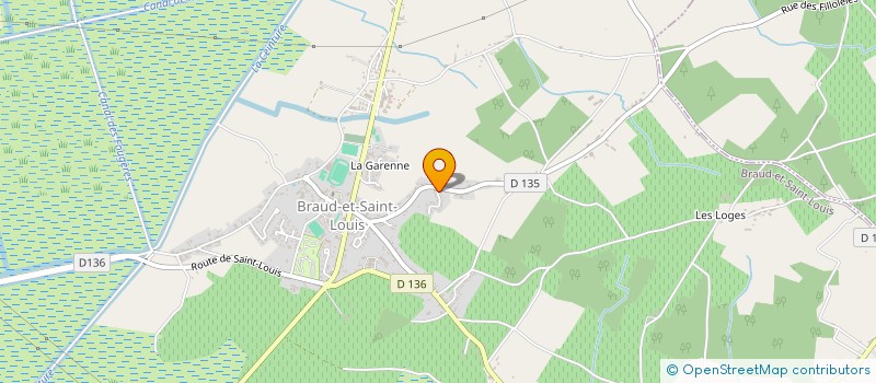 localisation de l'entreprise MONSIEUR DOICK COLBOC  BRAUD-ET-SAINT-LOUIS