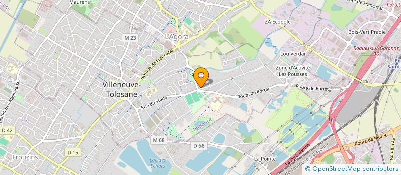 localisation de l'entreprise MONSIEUR DOKAPEU THOMAS à VILLENEUVE-TOLOSANE