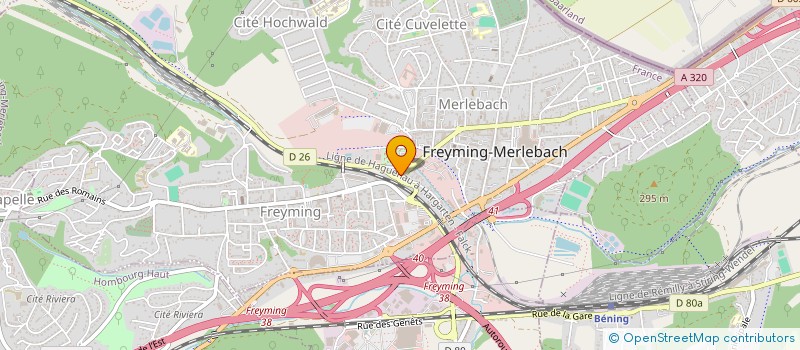 localisation de l'entreprise MONSIEUR DOLOVAN RODRIGUES  FREYMING-MERLEBACH