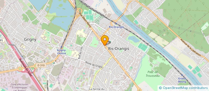 localisation de l'entreprise MONSIEUR DOMBEU KAMGANG DOMBEU à RIS-ORANGIS
