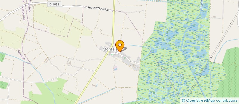 localisation de l'entreprise MONSIEUR DOMENICO BELLOTTI  OUVEILLAN