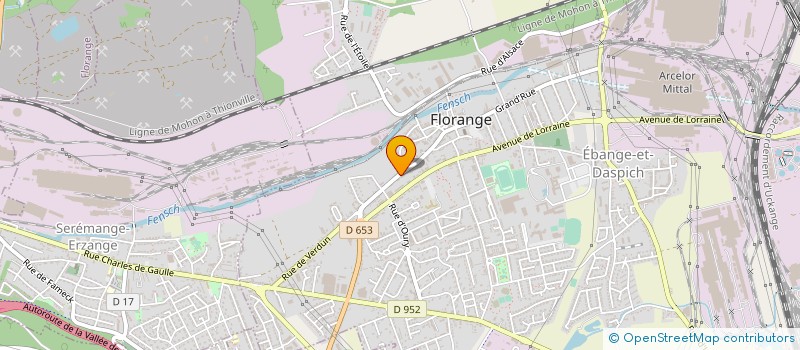 localisation de l'entreprise MONSIEUR DOMENICO BENACQUISTA  FLORANGE