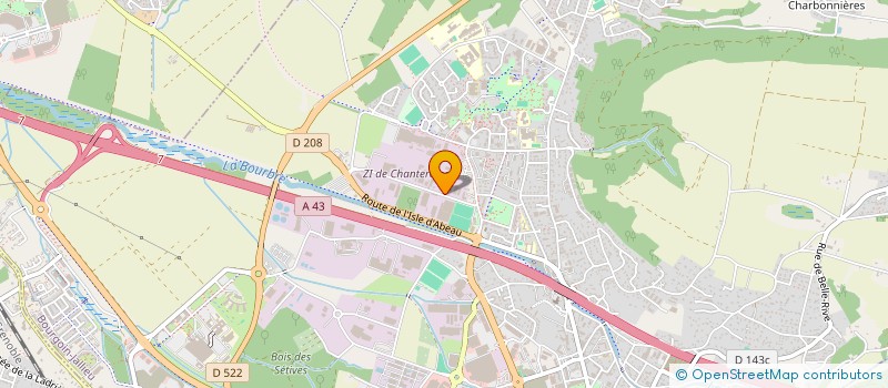 localisation de l'entreprise MONSIEUR DOMENICO CAVAGNA  BOURGOIN-JALLIEU