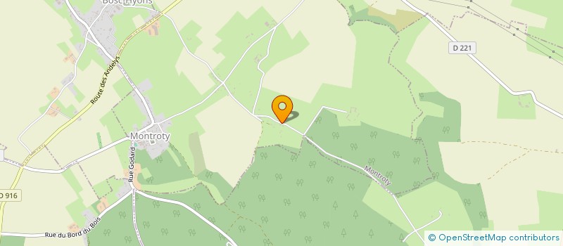 localisation de l'entreprise MONSIEUR DOMENICO GIUSTI DE MARLE  MONT-ROTY