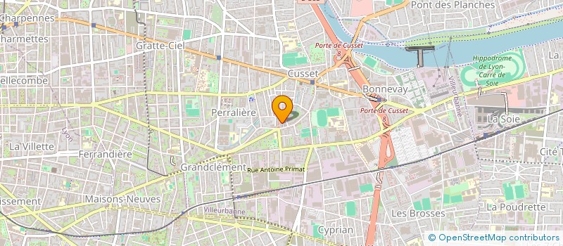 localisation de l'entreprise MONSIEUR DOMENICO IOZZO  VILLEURBANNE