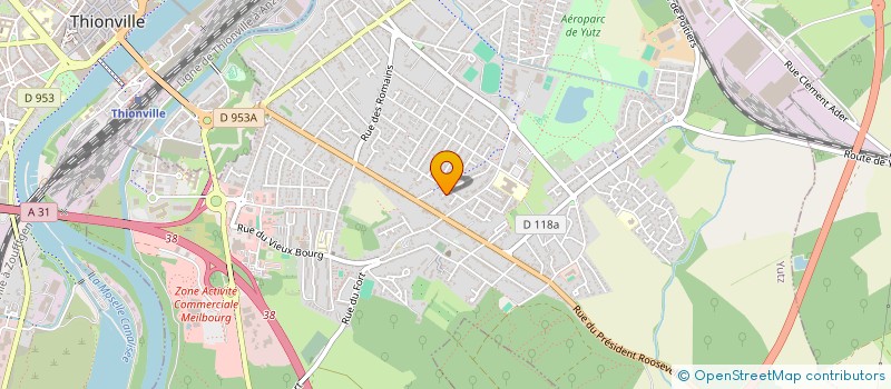 localisation de l'entreprise MONSIEUR DOMENICO NICOTERA  YUTZ