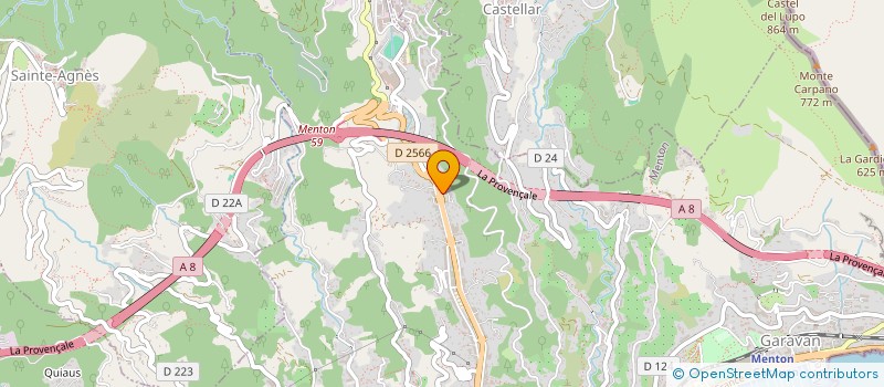 localisation de l'entreprise MONSIEUR DOMENICO NIGRO à ROQUEBRUNE-CAP-MARTIN