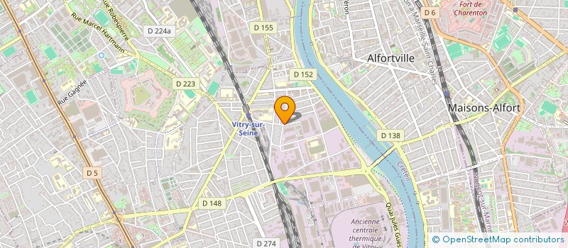 localisation de l'entreprise MONSIEUR DOMENICO PETRECCA à VITRY-SUR-SEINE