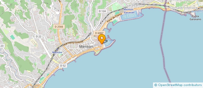 localisation de l'entreprise MONSIEUR DOMENICO PRIOLO à MENTON