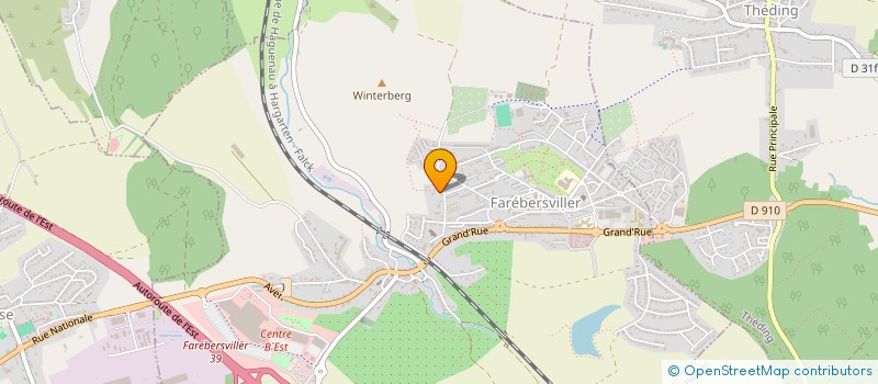 localisation de l'entreprise MONSIEUR DOMENICO RUSSELLO  FAREBERSVILLER