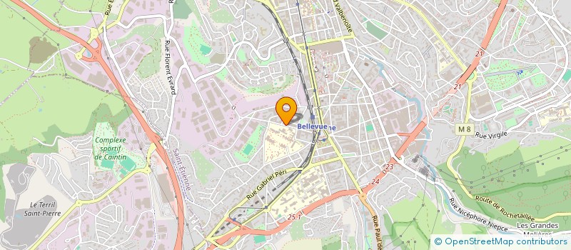 localisation de l'entreprise MONSIEUR DOMENICO SCERRA  SAINT-ETIENNE