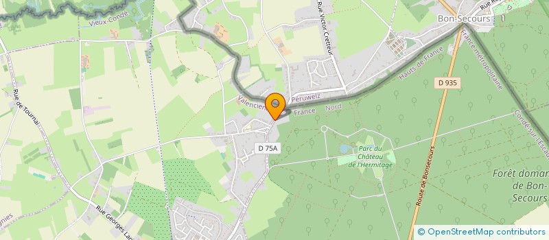 localisation de l'entreprise MONSIEUR DOMENICO SCULLI  CONDE-SUR-L'ESCAUT