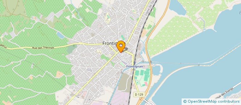 localisation de l'entreprise MONSIEUR DOMIAN RAYNAL à FRONTIGNAN