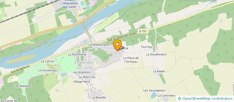 localisation de l'entreprise MONSIEUR DOMINGO CABO DOMINGUEZ à CHAUMONT-SUR-LOIRE