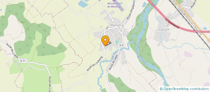 localisation de l'entreprise MONSIEUR DOMINGO DA SILVA  MASLACQ