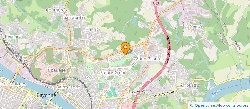 localisation de l'entreprise MONSIEUR DOMINGO ECHEVERRIA  BAYONNE