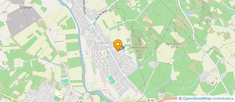localisation de l'entreprise MONSIEUR DOMINGO FERNANDEZ  LIGNAN-SUR-ORB