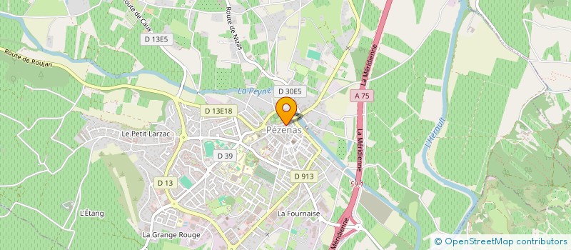 localisation de l'entreprise MONSIEUR DOMINGO MOLINA  PEZENAS