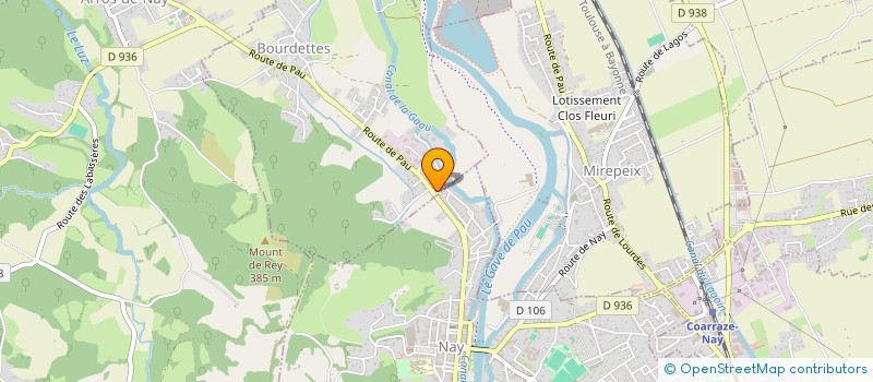 localisation de l'entreprise MONSIEUR DOMINGOS ALVES  BOURDETTES