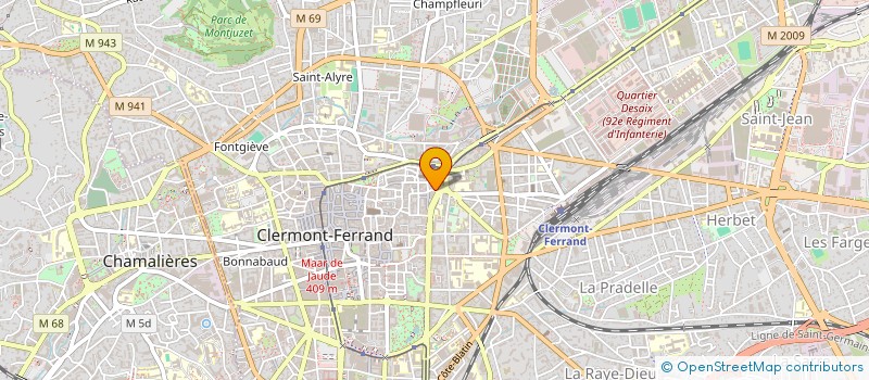 localisation de l'entreprise MONSIEUR DOMINGOS ALVES DA COSTA  CLERMONT-FERRAND