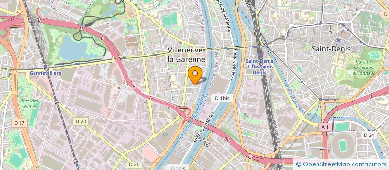 localisation de l'entreprise MONSIEUR DOMINGOS AMARAL DA COSTA DOMINGOS  VILLENEUVE-LA-GARENNE