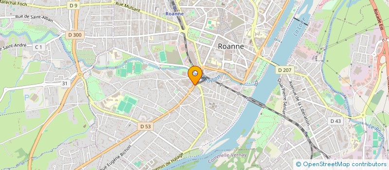 localisation de l'entreprise MONSIEUR DOMINGOS DA CUNHA à ROANNE