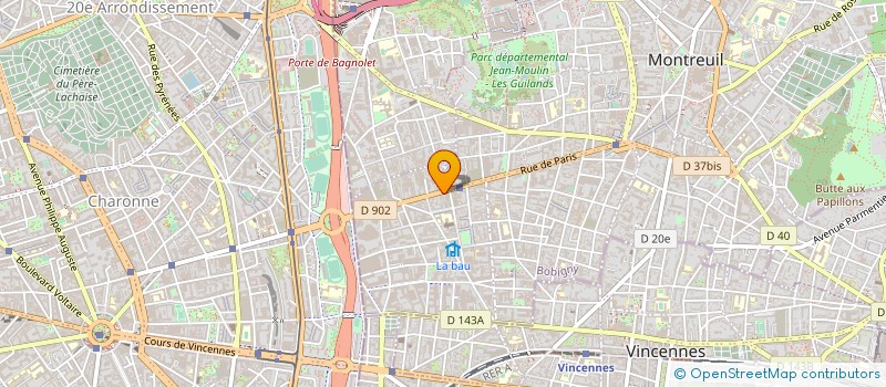 localisation de l'entreprise MONSIEUR DOMINGOS DE AZEVEDO à MONTREUIL