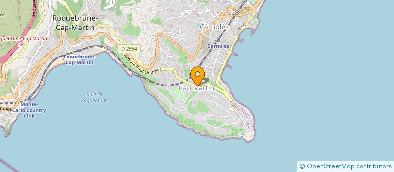 localisation de l'entreprise MONSIEUR DOMINGOS DE CARVALHO MACHADO à ROQUEBRUNE-CAP-MARTIN