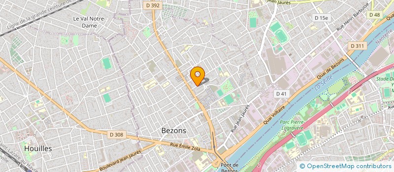 localisation de l'entreprise MONSIEUR DOMINGOS DE FREITAS  BEZONS