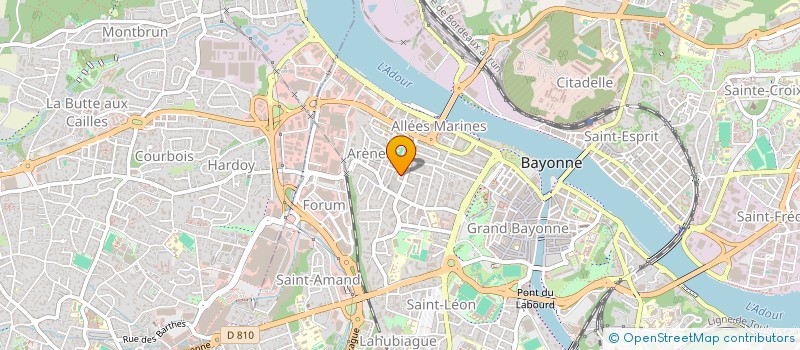 localisation de l'entreprise MONSIEUR DOMINGOS DE JESUS PEREIRA à BAYONNE