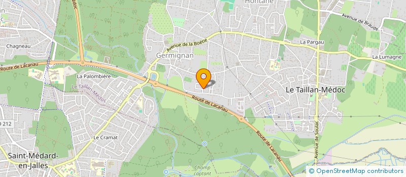 localisation de l'entreprise MONSIEUR DOMINGOS DOS REIS CASTRO  LE TAILLAN-MEDOC