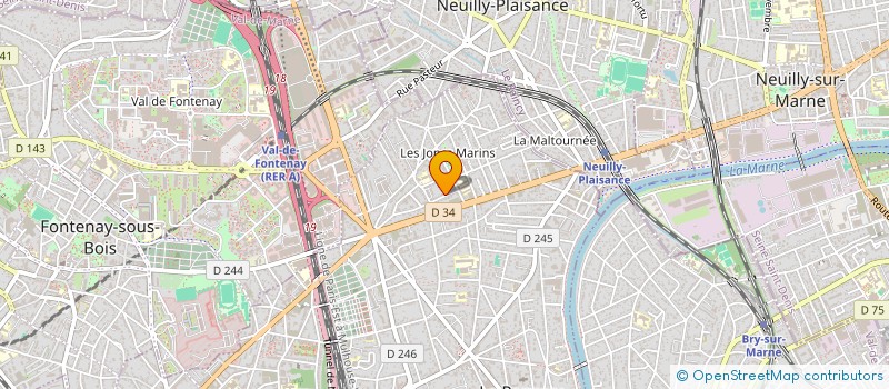 localisation de l'entreprise MONSIEUR DOMINGOS FERNANDES DA FONTE  LE PERREUX-SUR-MARNE