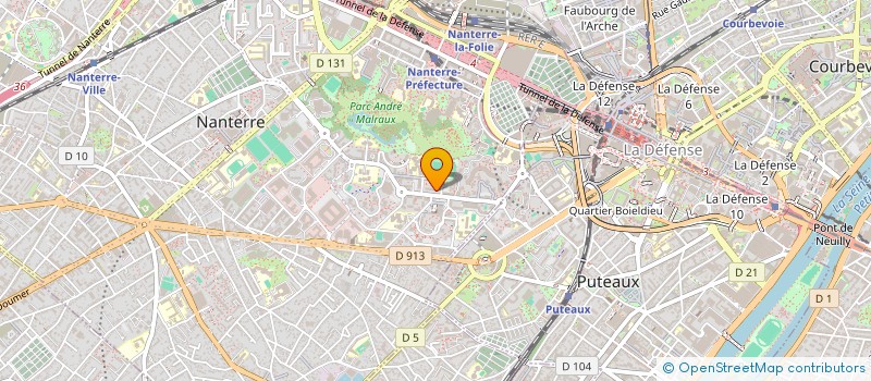 localisation de l'entreprise MONSIEUR DOMINGOS GOMES  NANTERRE