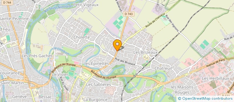 localisation de l'entreprise MONSIEUR DOMINGOS JOAQUIM QUEIROS DA SILVA  VILLIERS-EN-PLAINE