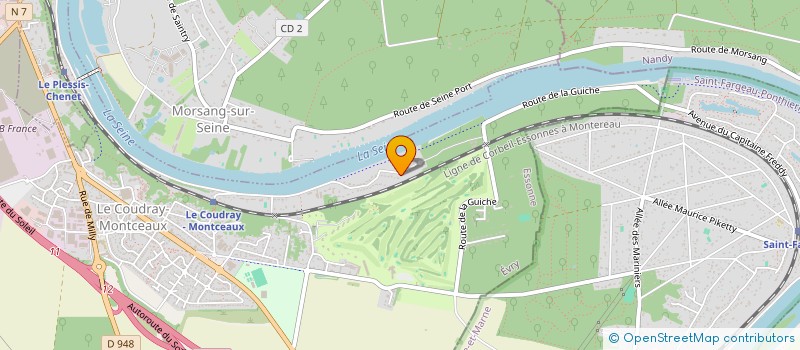 localisation de l'entreprise MONSIEUR DOMINGOS MACIEL  LE COUDRAY-MONTCEAUX