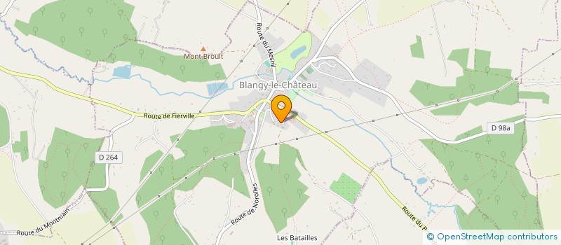 localisation de l'entreprise MONSIEUR DOMINGOS MARQUES GONCALVES  BLANGY-LE-CHATEAU