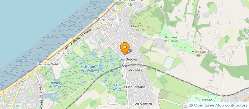 localisation de l'entreprise MONSIEUR DOMINGOS MORENCE DA COSTA  BLONVILLE-SUR-MER